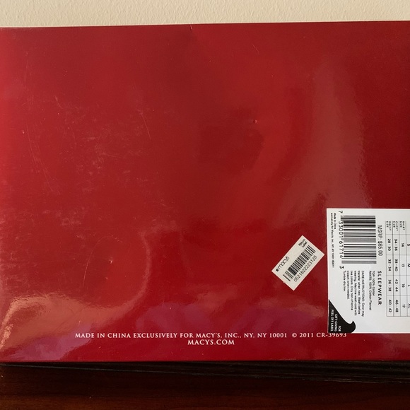 Club Room Men's Plaid Flannel Pajama Set Gray and Navy Blue Plaid Size XL - Picture 2 of 4